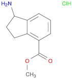 METHYL 1-AMINO-2,3-DIHYDRO-1H-INDENE-4-CARBOXYLATE HYDROCHLORIDE