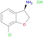 (3R)-7-CHLORO-2,3-DIHYDRO-1-BENZOFURAN-3-AMINE HYDROCHLORIDE