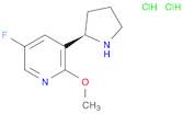 (R)-5-fluoro-2-methoxy-3-(pyrrolidin-2-yl)pyridine dihydrochloride