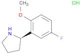 2-((2R)PYRROLIDIN-2-YL)-4-FLUORO-1-METHOXYBENZENE HYDROCHLORIDE