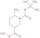 1-tert-butyl3-methyl6-methylpiperidine-1,3-dicarboxylate