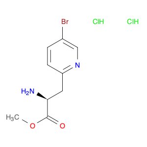 (S)-Methyl 2-amino-3-(5-bromopyridin-2-yl)propanoate dihydrochloride