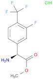 METHYL (2S)-2-AMINO-2-[3-FLUORO-4-(TRIFLUOROMETHYL)PHENYL]ACETATE HYDROCHLORIDE