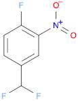 4-(difluoromethyl)-1-fluoro-2-nitrobenzene