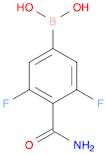 4-(Aminocarbonyl)-3,5-difluorophenylboronic Acid