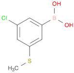 (3-chloro-5-(methylthio)phenyl)boronic acid