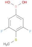 (3,5-difluoro-4-(methylthio)phenyl)boronic acid