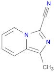 1-methylimidazo[1,5-a]pyridine-3-carbonitrile