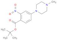 tert-Butyl4-(4-Methyl-1-piperazinyl)-2-nitrobenzoate