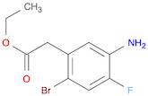 Ethyl 2-(5-amino-2-bromo-4-fluorophenyl)acetate