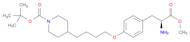 (S)-tert-Butyl 4-(4-(4-(2-amino-3-methoxy-3-oxopropyl)phenoxy)butyl)piperidine-1-carboxylate