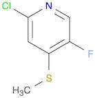 2-Chloro-5-fluoro-4-(methylthio)pyridine