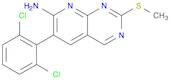 6-(2,6-dichlorophenyl)-2-(methylthio)pyrido[2,3-d]pyrimidin-7-amine