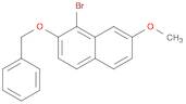 1-bromo-7-methoxy-2-phenylmethoxynaphthalene