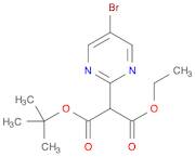 1-tert-butyl 3-ethyl 2-(5-bromopyrimidin-2-yl)malonate