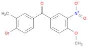 (4-bromo-3-methylphenyl)(4-methoxy-3-nitrophenyl)methanone