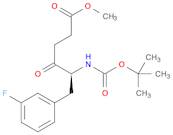 (S)-methyl 5-((tert-butoxycarbonyl)amino)-6-(3-fluorophenyl)-4-oxohexanoate