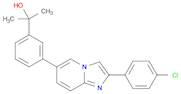 2-(3-(2-(4-chlorophenyl)imidazo[1,2-a]pyridin-6-yl)phenyl)propan-2-ol