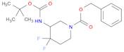 benzyl 3-((tert-butoxycarbonyl)amino)-4,4-difluoropiperidine-1-carboxylate