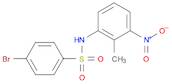 4-Bromo-N-(2-methyl-3-nitrophenyl)benzenesulfonamide