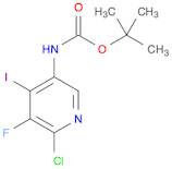 tert-butyl (6-chloro-5-fluoro-4-iodopyridin-3-yl)carbamate