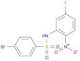 4-Bromo-N-(5-fluoro-2-nitrophenyl)benzenesulfonamide