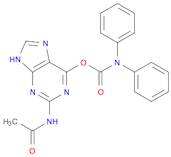 2-Acetamido-7H-purin-6-yl diphenylcarbamate