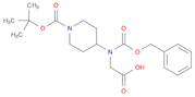 2-(((benzyloxy)carbonyl)(1-(tert-butoxycarbonyl)piperidin-4-yl)amino)acetic acid