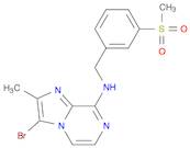 3-Bromo-2-Methyl-N-(3-(Methylsulfonyl)Benzyl)Imidazo[1,2-A]Pyrazin-8-Amine