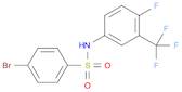 4-Bromo-N-(4-fluoro-3-(trifluoromethyl)phenyl)benzenesulfonamide