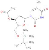 (2R,3S,5R)-2-(((tert-butyldimethylsilyl)oxy)methyl)-5-(5-methyl-2,4-dioxo-3,4-dihydropyrimidin-1(2…