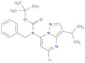 tert-butyl benzyl(5-chloro-3-isopropylpyrazolo[1,5-a]pyrimidin-7-yl)carbamate