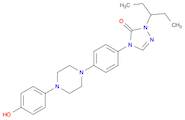 2-(1-Ethylpropyl)-2,4-dihydro-4-[4-[4-(4-hydroxyphenyl)-1-piperazinyl]phenyl]-3H-1,2,4-triazol-3-o…