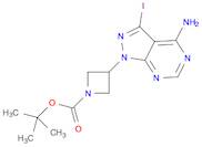 tert-butyl 3-(4-amino-3-iodo-1H-pyrazolo[3,4-d]pyrimidin-1-yl)azetidine-1-carboxylate