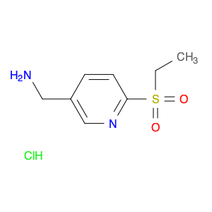 (6-(Ethylsulfonyl)Pyridin-3-Yl)Methanamine Hydrochloride