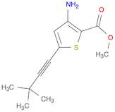 methyl 3-amino-5-(3,3-dimethylbut-1-yn-1-yl)thiophene-2-carboxylate