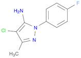 4-chloro-1-(4-fluorophenyl)-3-methyl-1H-pyrazol-5-amine