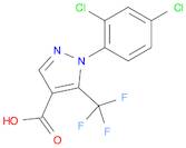 1-(2,4-dichlorophenyl)-5-(trifluoromethyl)-1H-pyrazole-4-carboxylic acid