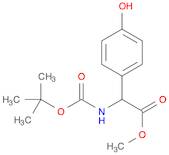 Methyl 2-(Boc-amino)-2-(4-hydroxyphenyl)acetate