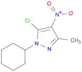 5-chloro-1-cyclohexyl-3-methyl-4-nitro-1H-pyrazole