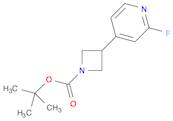 tert-Butyl 3-(2-fluoropyridin-4-yl)azetidine-1-carboxylate