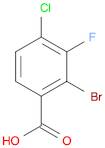 2-bromo-4-chloro-3-fluorobenzoic acid