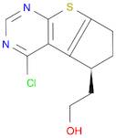 (S)-2-(4-Chloro-6,7-Dihydro-5H-Cyclopenta[4,5]Thieno[2,3-D]Pyrimidin-5-Yl)Ethanol