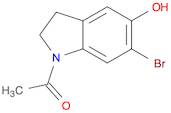 1-(6-bromo-5-hydroxyindolin-1-yl)ethanone