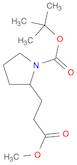 tert-butyl 2-(3-methoxy-3-oxopropyl)pyrrolidine-1-carboxylate