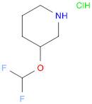 3-(difluoromethoxy)piperidine hydrochloride