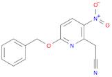 2-(6-(benzyloxy)-3-nitropyridin-2-yl)acetonitrile