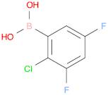 (2-chloro-3,5-difluorophenyl)boronic acid