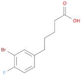 5-(3-bromo-4-fluorophenyl)pentanoic acid