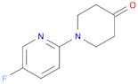 1-(5-fluoropyridin-2-yl)piperidin-4-one